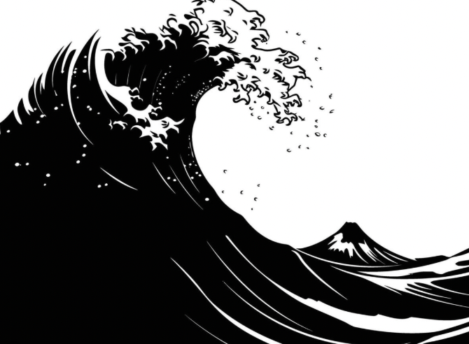 decorative wave